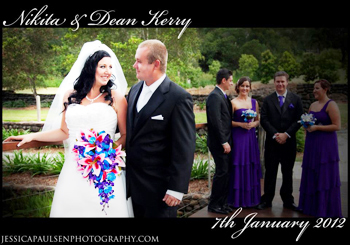 Marry Me Marilyn married Nikita & Dean at The Historic Rivermill Chapel in Mount Nathan in the Gold Coast Hinterland
